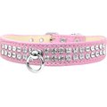 Mirage Pet Products Style No.72 Rhinestone Designer Croc Dog CollarLight Pink Size 10 82-21-LPKC10